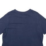 NIKE Cropped Womens T-Shirt Blue XL