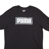 PUMA Mens T-Shirt Black L
