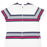 KANGOL Zip Womens T-Shirt White UK 12