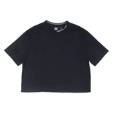 QUIKSILVER Cropped Oversized Womens T-Shirt Black XS