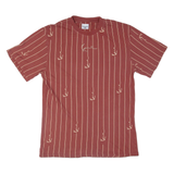 KARL KANI Striped Mens T-Shirt Brown M