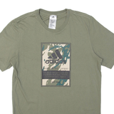 ADIDAS Mens T-Shirt Green S