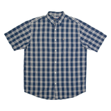 NAUTICA Mens Shirt Black Check L