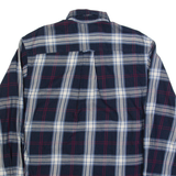 NAUTICA Mens Shirt Blue Check Long Sleeve S