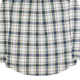 TOMMY HILFIGER Mens Shirt Blue Check Long Sleeve L