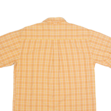 TIMBERLAND Mens Shirt Orange Check M