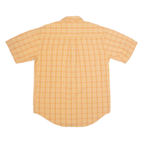 TIMBERLAND Mens Shirt Orange Check M