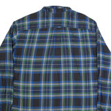 NAUTICA Tall Mens Shirt Blue Check Long Sleeve XL