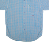 TOMMY HILFIGER Mens Shirt Blue Check M