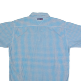 TOMMY HILFIGER Mens Shirt Blue Check M
