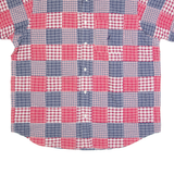 NAUTICA Mens Shirt Red Patchwork XL