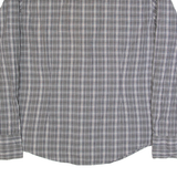 NAUTICA Athletic Fit Mens Shirt Black Check Long Sleeve XL