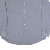 TOMMY HILFIGER Mens Shirt Blue Check Long Sleeve XL
