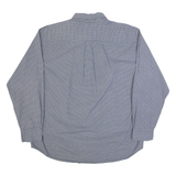TOMMY HILFIGER Mens Shirt Blue Check Long Sleeve XL
