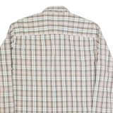 TIMBERLAND Mens Shirt Beige Check Long Sleeve L