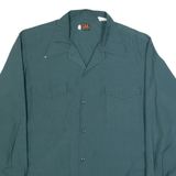 LEE Mens Plain Shirt Blue Long Sleeve L