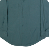 LEE Mens Plain Shirt Blue Long Sleeve L
