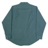 LEE Mens Plain Shirt Blue Long Sleeve L