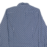 TED BAKER Mens Shirt Blue Spotted Long Sleeve M