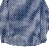 TED BAKER Mens Shirt Blue Spotted Long Sleeve M