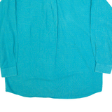 HERREN GLOBUS Mens Shirt Blue 90s Check Long Sleeve M
