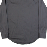 CALVIN KLEIN Mens Plain Shirt Grey Long Sleeve M