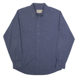 JOOP! Mens Shirt Blue Check Long Sleeve L