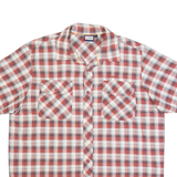 SHERPA Mens Shirt Red Check L