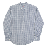 LEVI'S Mens Shirt Blue Gingham Long Sleeve M