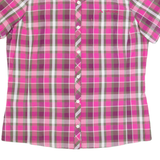 VAUDE Womens Shirt Pink Check S