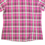 VAUDE Womens Shirt Pink Check S
