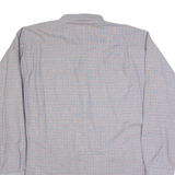 SIRNA Mens Shirt Grey 90s Check Long Sleeve L