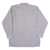 SIRNA Mens Shirt Grey 90s Check Long Sleeve L