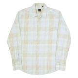 HUGO BOSS Slim Fit Mens Shirt Blue Check Long Sleeve M