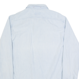 REPLAY Mens Plain Shirt Blue Long Sleeve M