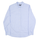 BANANA REPUBLIC Dillon Mens Plain Shirt Blue Long Sleeve L