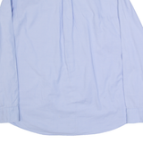 BANANA REPUBLIC Dillon Mens Plain Shirt Blue Long Sleeve L