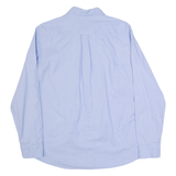 BANANA REPUBLIC Dillon Mens Plain Shirt Blue Long Sleeve L