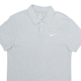 NIKE Mens Polo Shirt Grey M