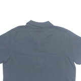 ELLESSE Cropped Womens Polo Shirt Blue UK 18