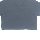 ELLESSE Cropped Womens Polo Shirt Blue UK 18