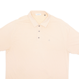 CALVIN KLEIN Golf Mens Polo Shirt Orange Striped L