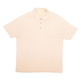 CALVIN KLEIN Golf Mens Polo Shirt Orange Striped L