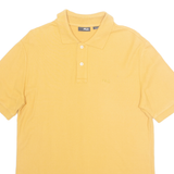 FILA Mens Polo Shirt Orange M