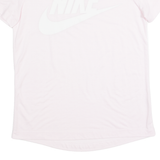 NIKE Womens T-Shirt Pink XS