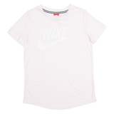 NIKE Womens T-Shirt Pink XS
