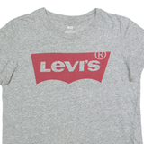 LEVI'S Womens T-Shirt Grey S