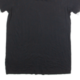 ADIDAS Womens T-Shirt Black UK 8