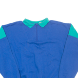 EXPRESSIONS Mens Sweatshirt Blue 1/4 Zip M