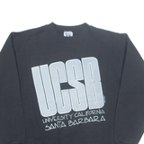 AMERICA'S FINEST University California Santa Barbara Womens Sweatshirt Black USA L